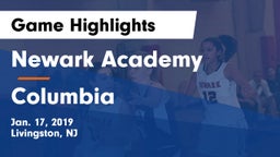 Newark Academy  vs Columbia  Game Highlights - Jan. 17, 2019