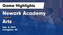 Newark Academy  vs Arts  Game Highlights - Feb. 8, 2019