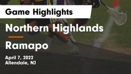Northern Highlands  vs Ramapo  Game Highlights - April 7, 2022