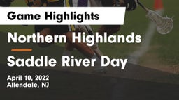 Northern Highlands  vs Saddle River Day Game Highlights - April 10, 2022