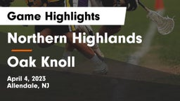 Northern Highlands  vs Oak Knoll Game Highlights - April 4, 2023