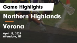 Northern Highlands  vs Verona  Game Highlights - April 18, 2024