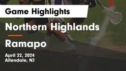 Northern Highlands  vs Ramapo  Game Highlights - April 22, 2024