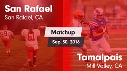 Matchup: San Rafael High vs. Tamalpais  2016