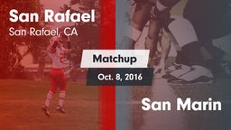 Matchup: San Rafael High vs. San Marin 2015