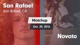 Matchup: San Rafael High vs. Novato 2015