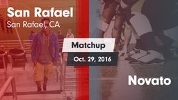 Matchup: San Rafael High vs. Novato 2016