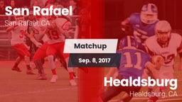 Matchup: San Rafael High vs. Healdsburg  2017