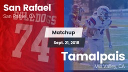Matchup: San Rafael High vs. Tamalpais  2018