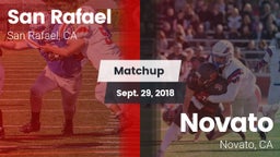 Matchup: San Rafael High vs. Novato  2018