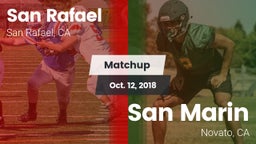 Matchup: San Rafael High vs. San Marin  2018