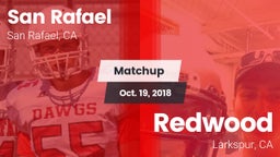 Matchup: San Rafael High vs. Redwood  2018