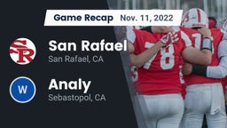 Recap: San Rafael  vs. Analy  2022