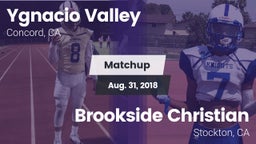 Matchup: Ygnacio Valley High vs. Brookside Christian  2018