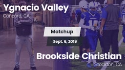 Matchup: Ygnacio Valley High vs. Brookside Christian  2019