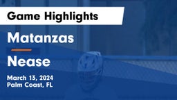 Matanzas  vs Nease  Game Highlights - March 13, 2024