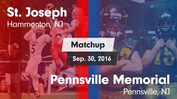 Matchup: St. Joseph High vs. Pennsville Memorial  2016