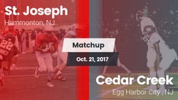 Matchup: St. Joseph High vs. Cedar Creek  2017