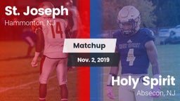 Matchup: St. Joseph High vs. Holy Spirit  2019