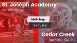 Matchup: St. Joseph High vs. Cedar Creek  2020