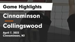 Cinnaminson  vs Collingswood  Game Highlights - April 7, 2022