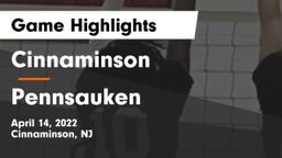 Cinnaminson  vs Pennsauken  Game Highlights - April 14, 2022