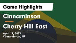 Cinnaminson  vs Cherry Hill East  Game Highlights - April 19, 2023