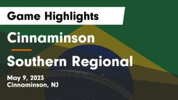 Cinnaminson  vs Southern Regional  Game Highlights - May 9, 2023