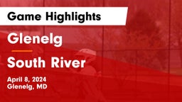 Glenelg  vs South River  Game Highlights - April 8, 2024