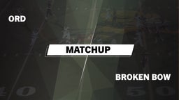 Matchup: Ord vs. Broken Bow 2016