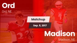 Matchup: Ord vs. Madison  2017