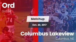 Matchup: Ord vs. Columbus Lakeview  2017