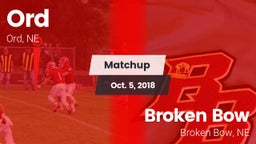 Matchup: Ord vs. Broken Bow  2018