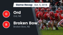 Recap: Ord  vs. Broken Bow  2018