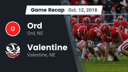 Recap: Ord  vs. Valentine  2018