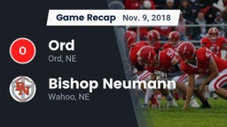 Recap: Ord  vs. Bishop Neumann  2018