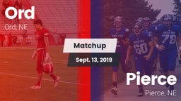 Matchup: Ord vs. Pierce  2019