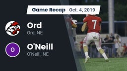 Recap: Ord  vs. O'Neill  2019