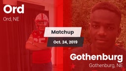 Matchup: Ord vs. Gothenburg  2019