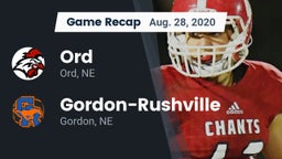 Recap: Ord  vs. Gordon-Rushville  2020