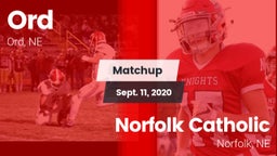 Matchup: Ord vs. Norfolk Catholic  2020