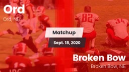 Matchup: Ord vs. Broken Bow  2020