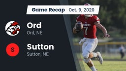 Recap: Ord  vs. Sutton  2020