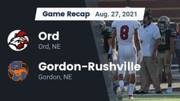 Recap: Ord  vs. Gordon-Rushville  2021