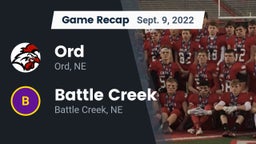 Recap: Ord  vs. Battle Creek  2022