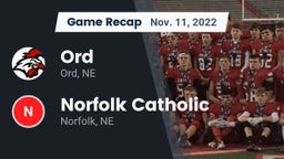 Recap: Ord  vs. Norfolk Catholic  2022