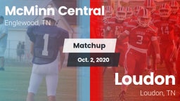 Matchup: McMinn Central High vs. Loudon  2020