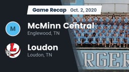 Recap: McMinn Central  vs. Loudon  2020