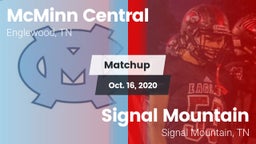 Matchup: McMinn Central High vs. Signal Mountain  2020