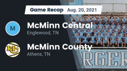 Recap: McMinn Central  vs. McMinn County  2021